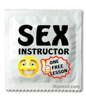 SEX INSTRUCTOR Condoms