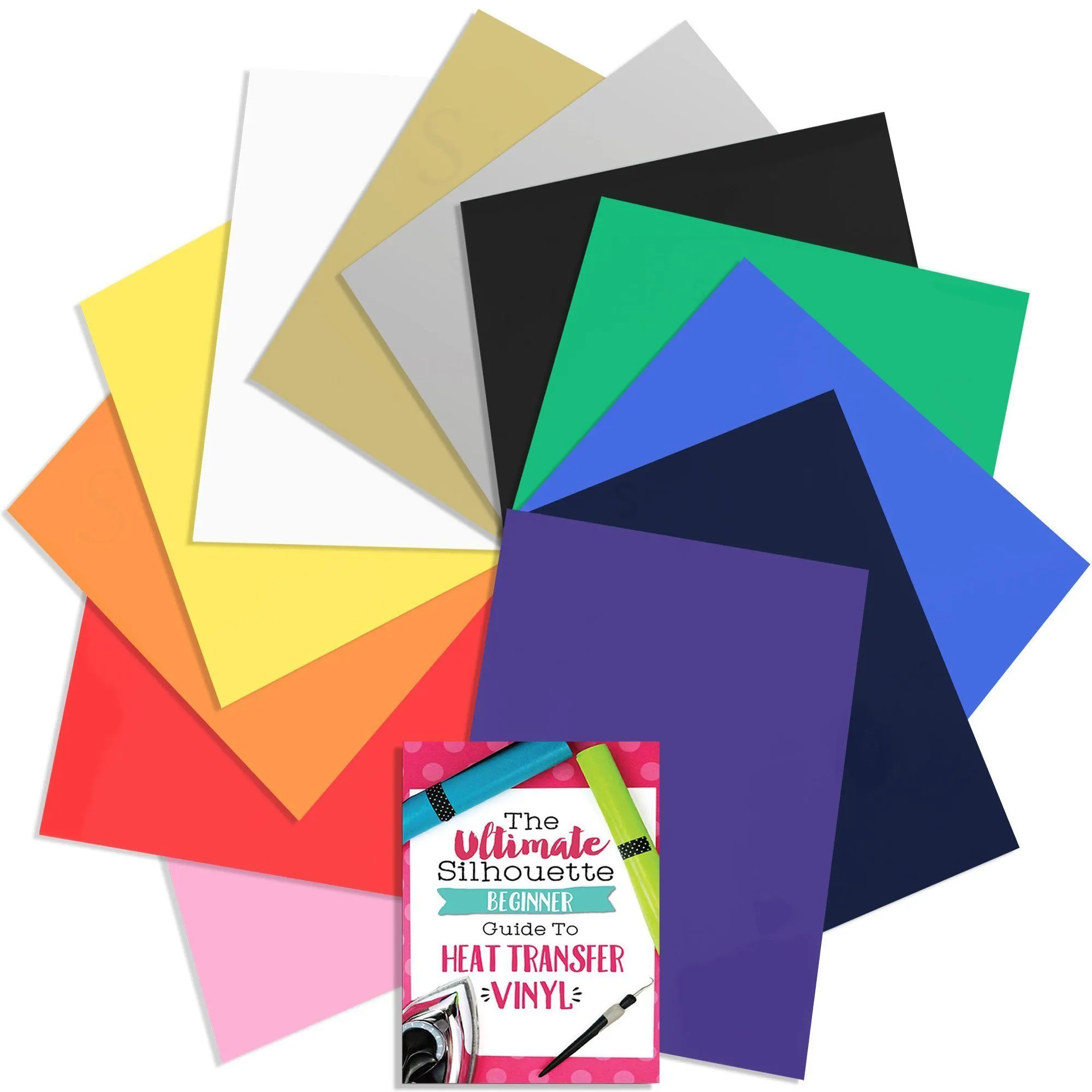 Silhouette Black Cameo 4 w/ Swing Design 15" x 15" Turquoise Heat Press Bundle