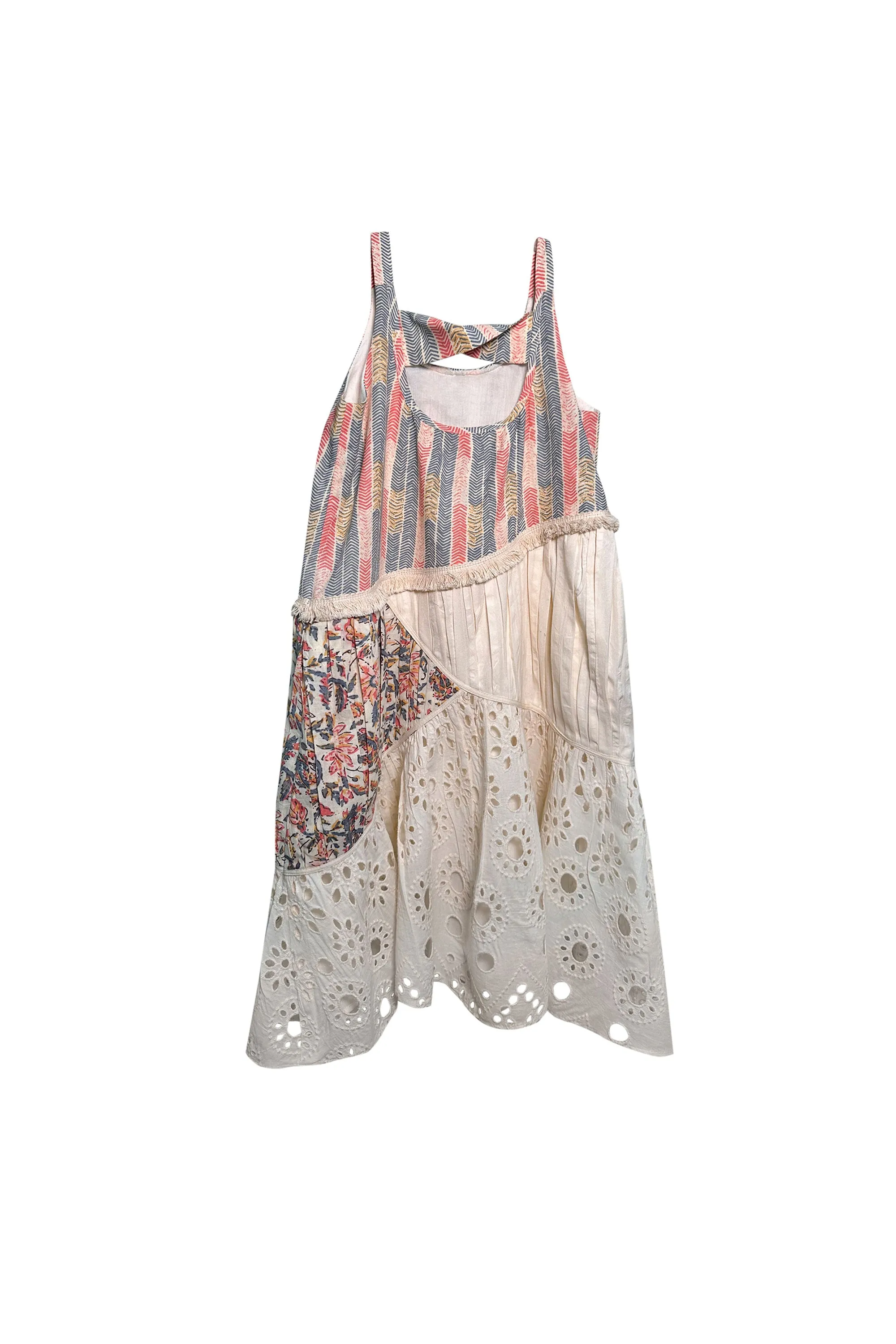 Sleeveless Printed Cotton Dress (Sale)