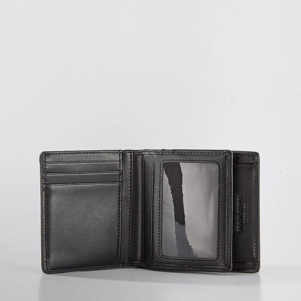 SPIRALIG BIFOLD CENTRE FLAP SMALL WALLET WITH COIN COMPARTMENT