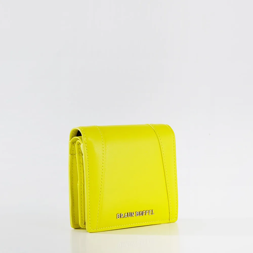 SPIRALIG BIFOLD CENTRE FLAP SMALL WALLET WITH COIN COMPARTMENT