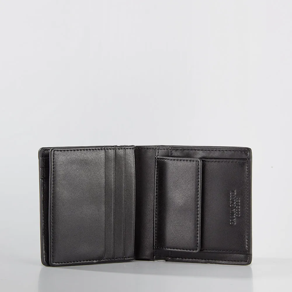 SPIRALIG BIFOLD CENTRE FLAP SMALL WALLET WITH COIN COMPARTMENT