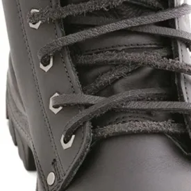 Steel Blue Leather Laces - 1 Pair