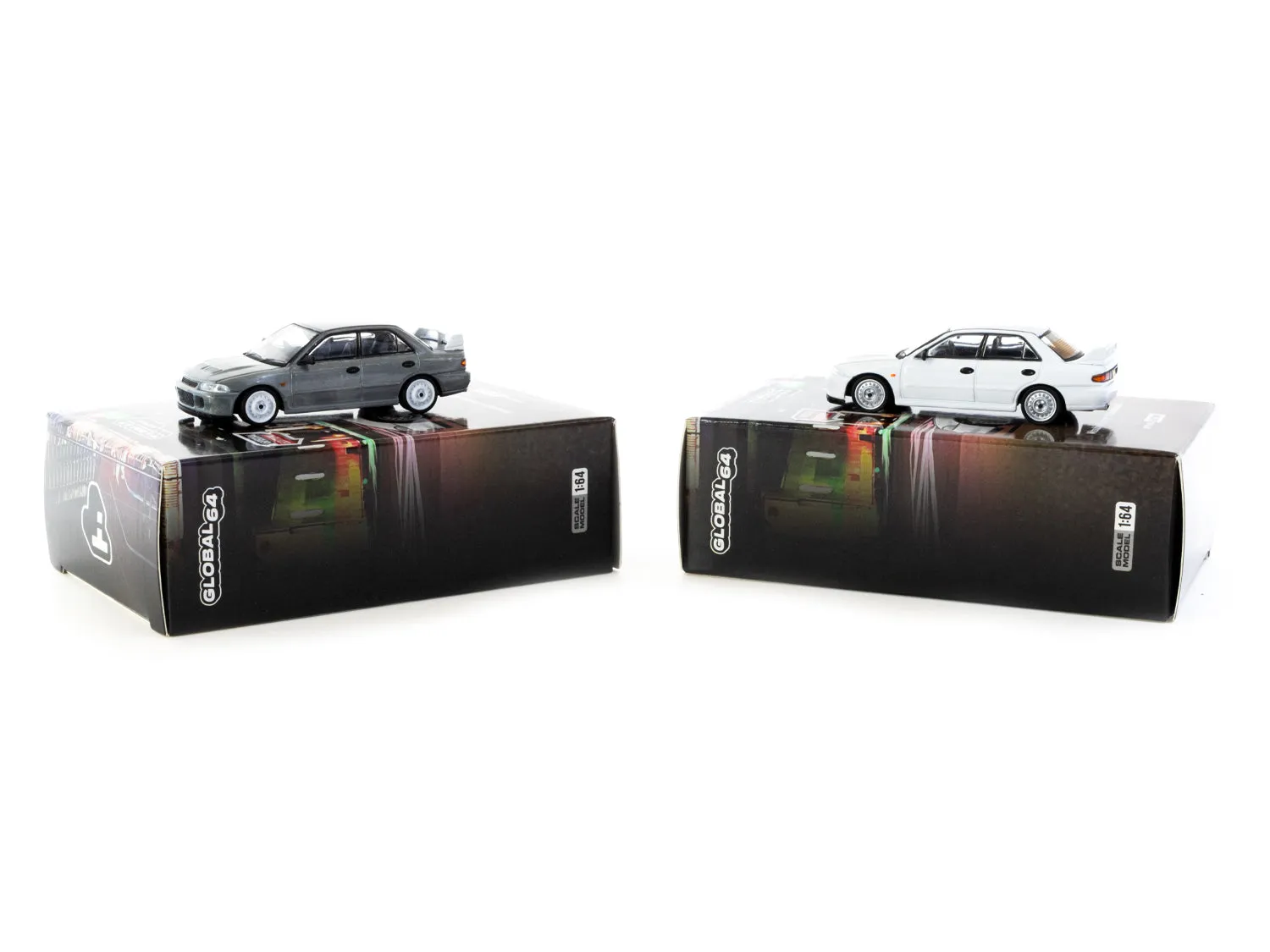 Tarmac Works 1/64 Mitsubishi Lancer RS Evolution II White - Malaysia Special Edition - GLOBAL64