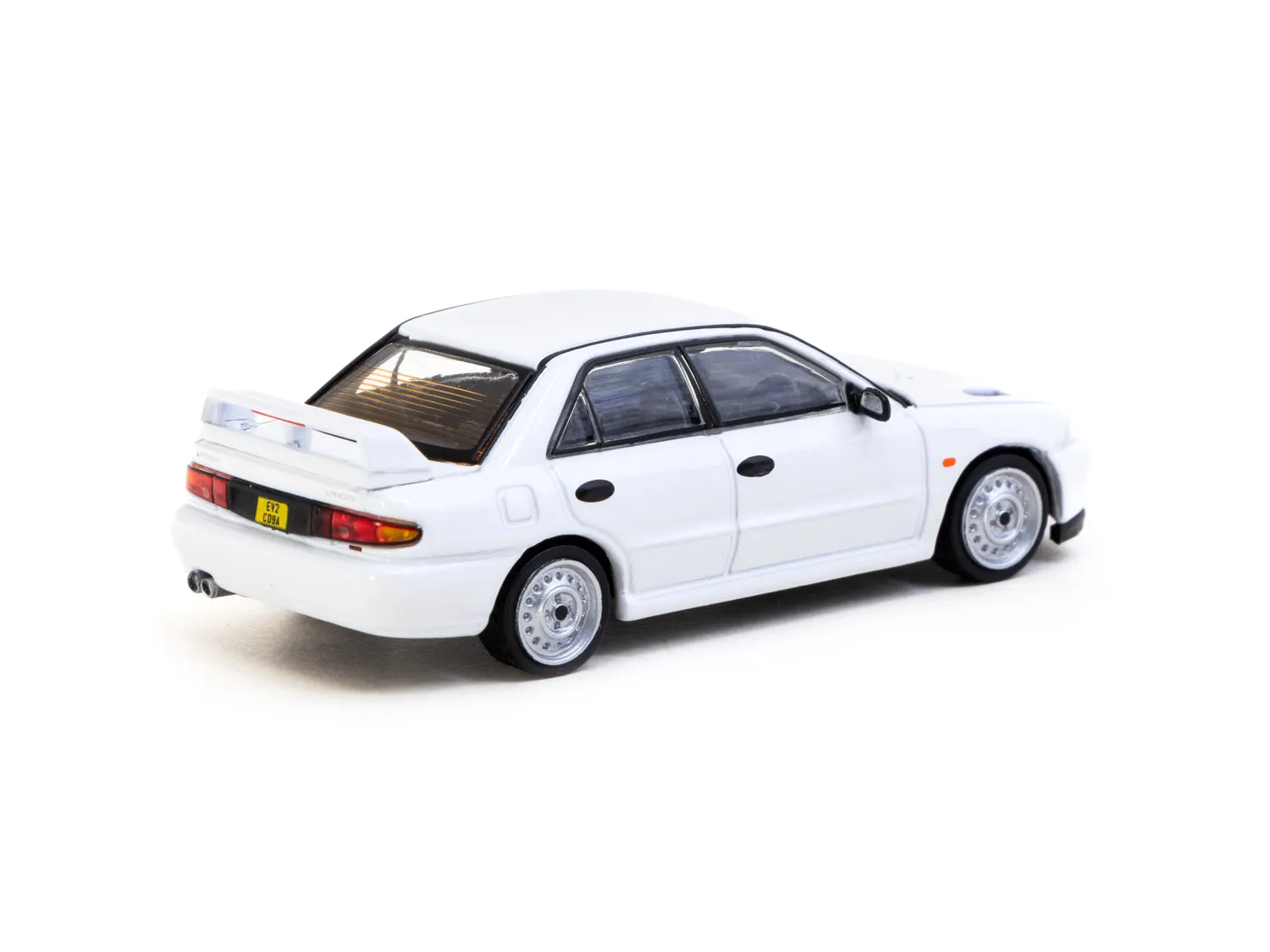 Tarmac Works 1/64 Mitsubishi Lancer RS Evolution II White - Malaysia Special Edition - GLOBAL64