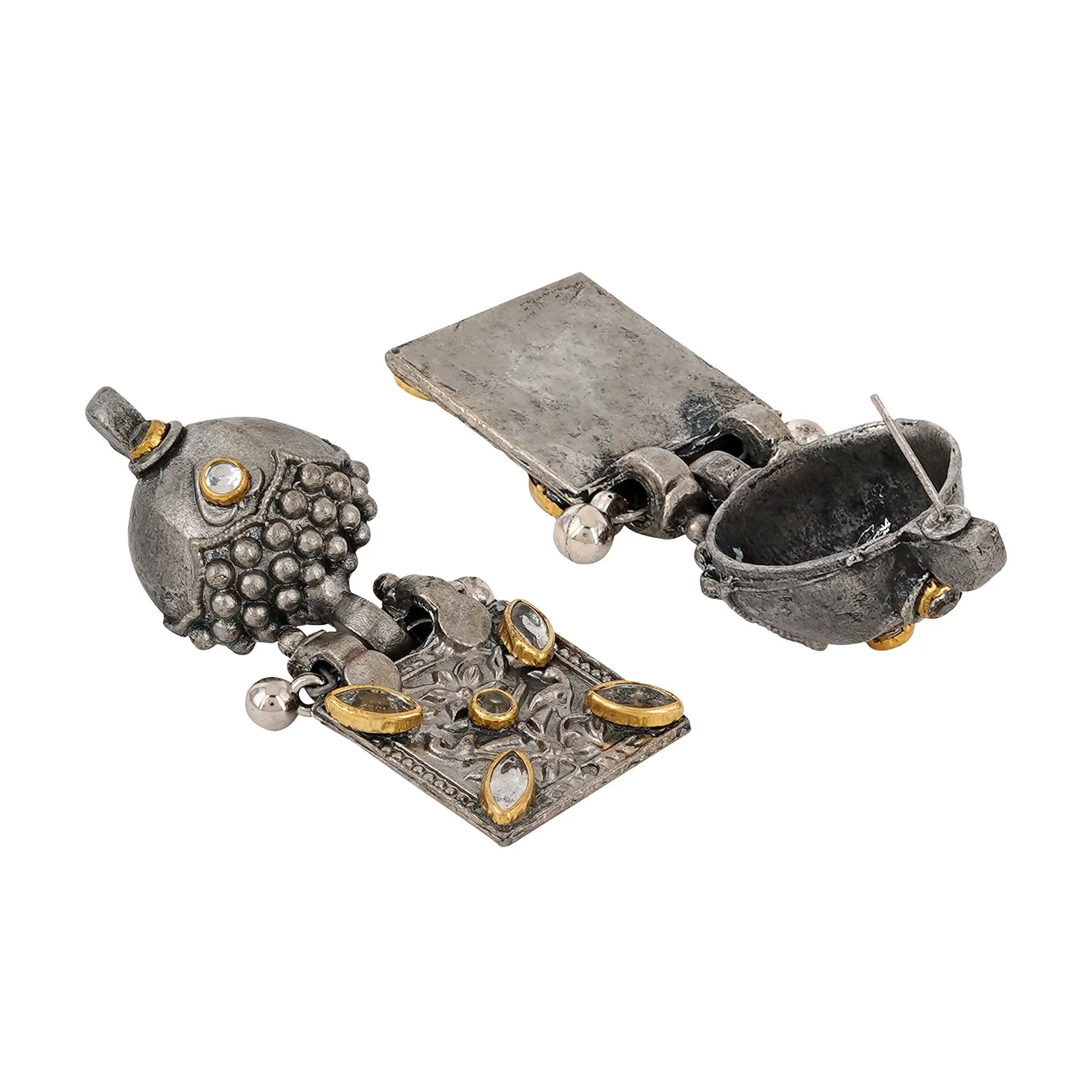 Teejh Ashwika Oxidised Necklace Set