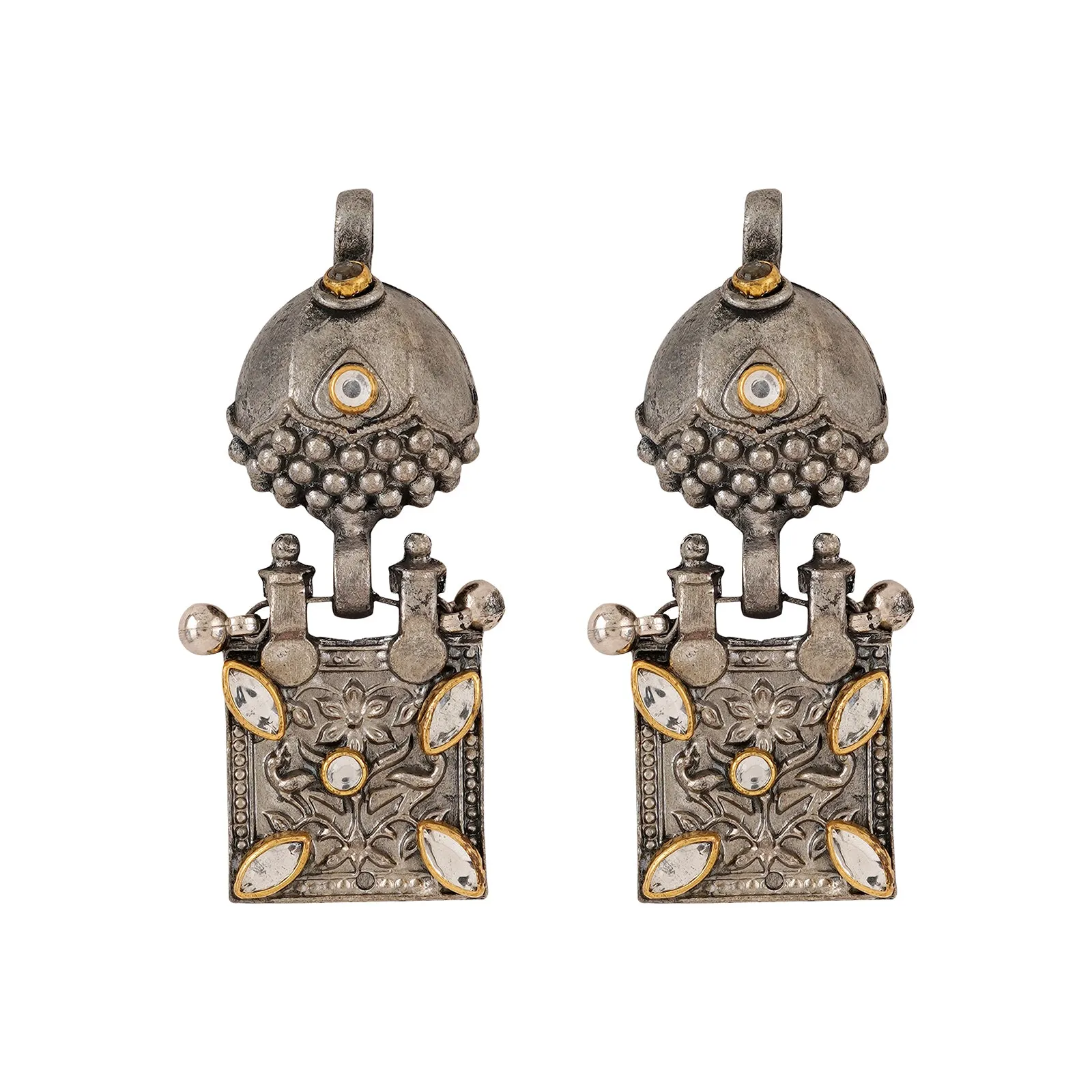 Teejh Ashwika Oxidised Necklace Set