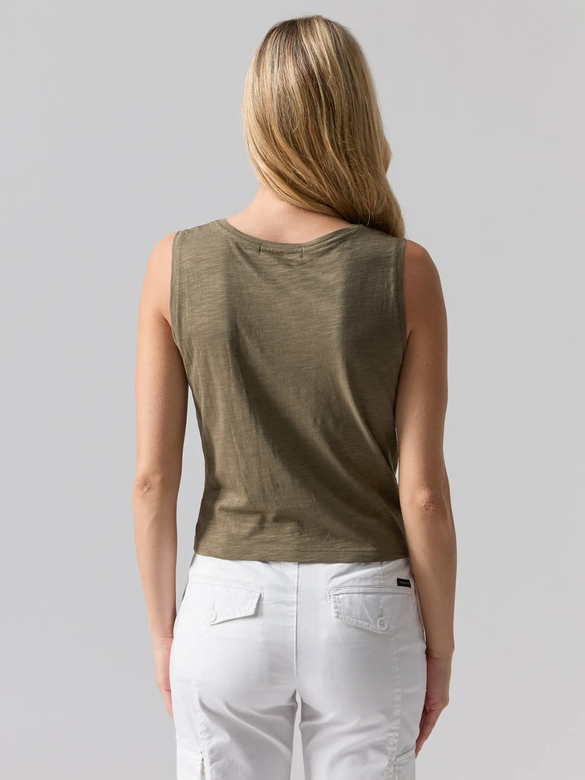 Twisted Tank Burnt Olive