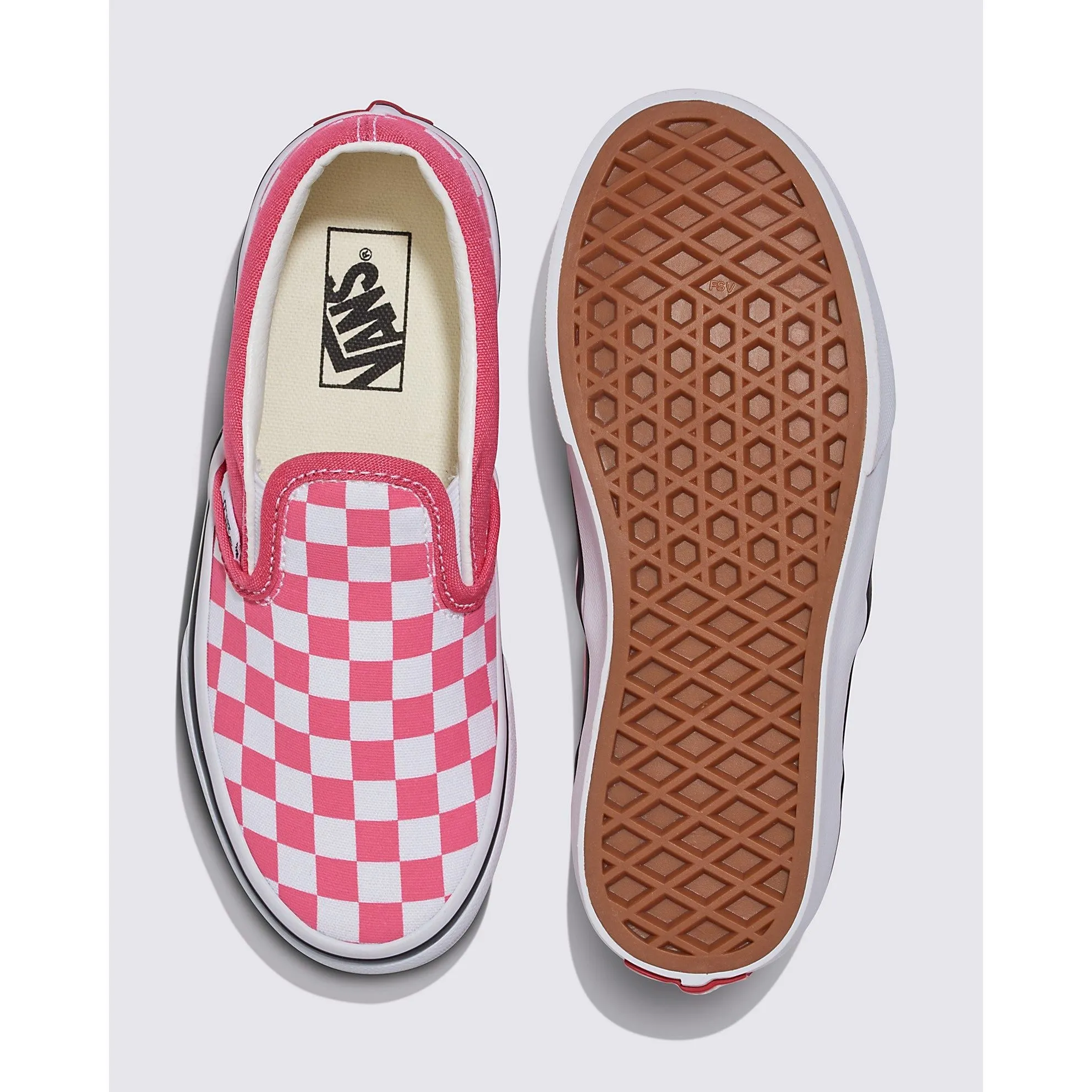 Vans Kids Clasic Slip-On Checkerboard Shoe