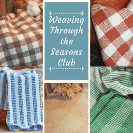 Weaving Through the Seasons Towel Club Bundle ~ Rigid Heddle Weaving