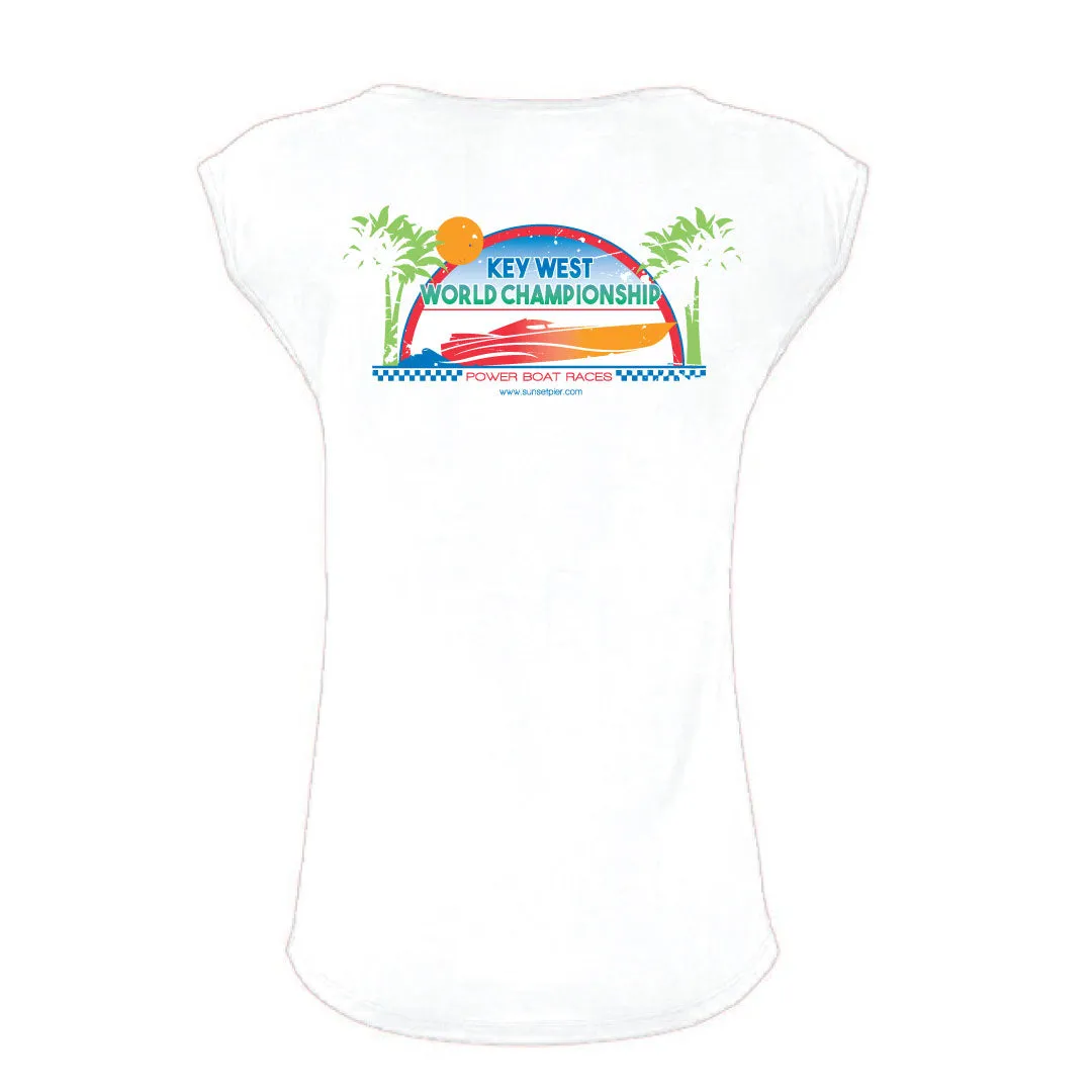 Women's V-Neck Key West World Championship